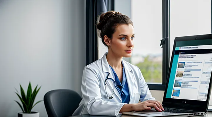 Аккредитация медицинского работника через портал Госуслуг