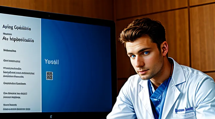 Аккредитация медработника через Госуслуги