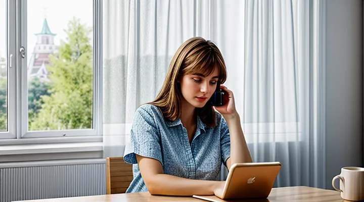 Авторизация в личном кабинете Госуслуг через телефон