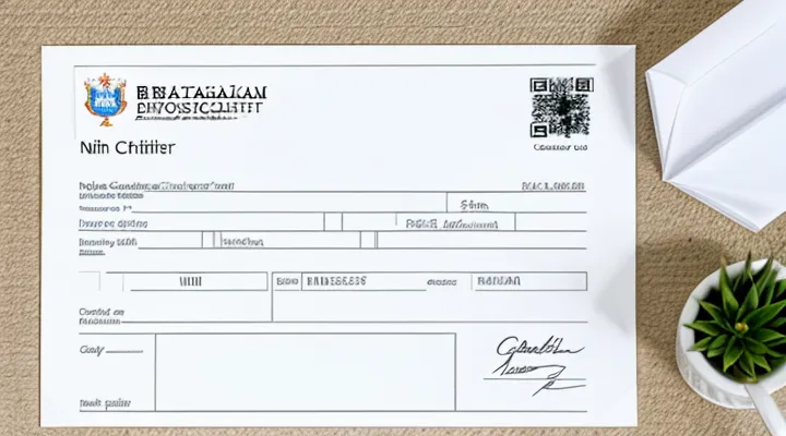 Что такое бланк свидетельства ребёнка в Госуслугах