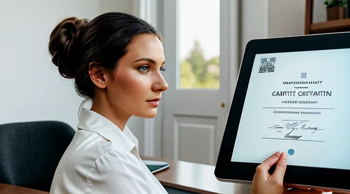 Что такое сертификат электронной подписи на Госуслугах