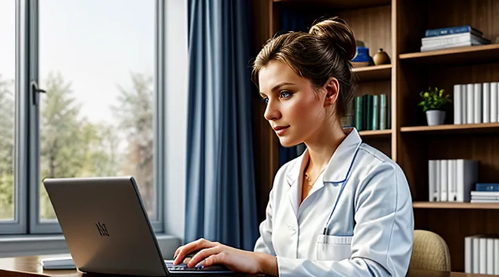 Доступ к личному кабинету медицинского работника через портал Госуслуг