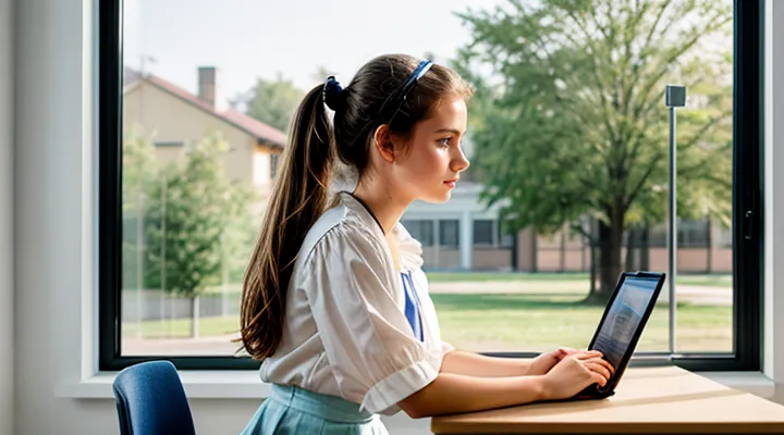 Доступ к школьному дневнику через Госуслуги