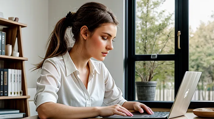 Электронная сдача ЕФС‑1 через портал Госуслуги