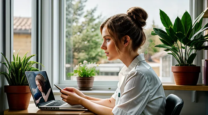 Электронная запись к врачу через портал Госуслуг