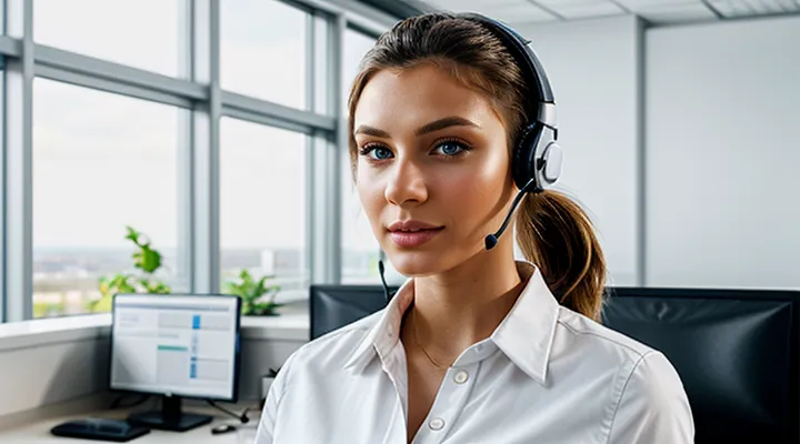 Горячая линия Госуслуг: звонок оператору