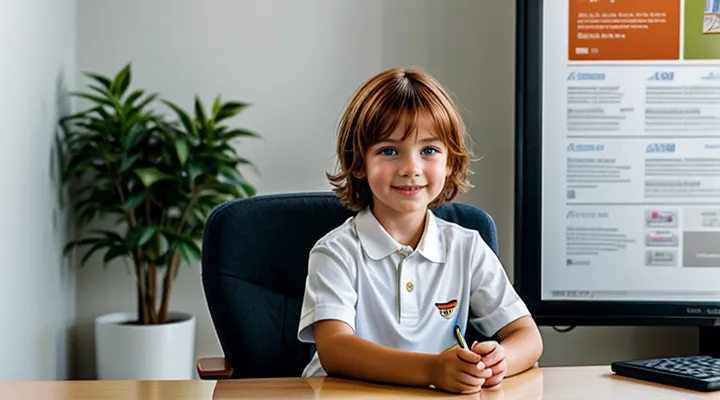 Госуслуги для детей до 14 лет