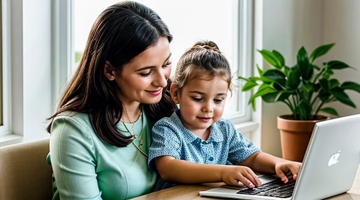 Как оформить детские пособия в 2025 году через портал госуслуг?