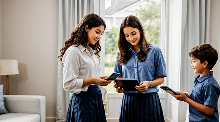 Как оформить выплату на школьную форму для многодетных семей через Госуслуги?