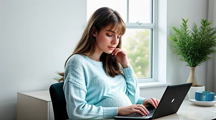 Как подать заявление по беременности до 12 недель через портал Госуслуг