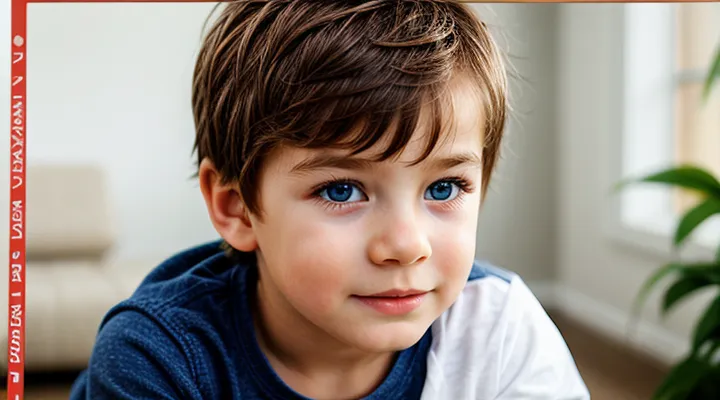 Как выглядит карточка ребёнка на портале Госуслуг