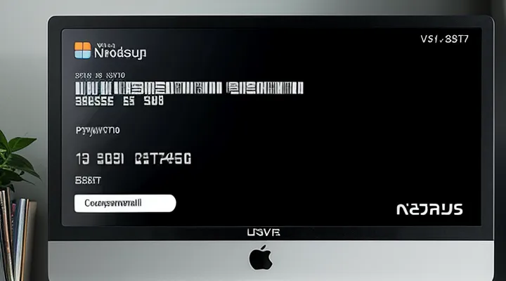 Карта НСПД в личном кабинете Госуслуг