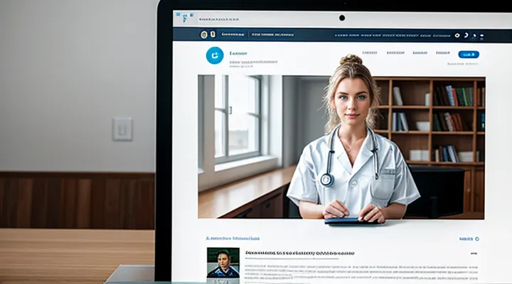 Личный кабинет медработника ФРМР на портале Госуслуги