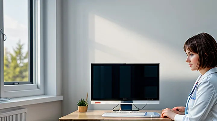 Личный кабинет медработника в Госуслугах