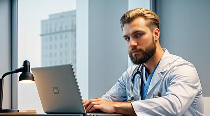 Личный кабинет медработника в системе Госуслуг