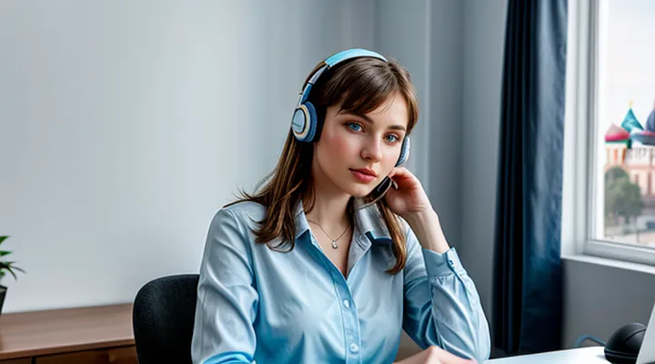 Обращение в службу поддержки Госуслуг