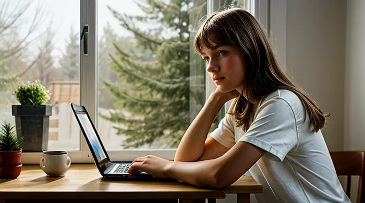 Оформление учетной записи на Госуслугах в 14 лет