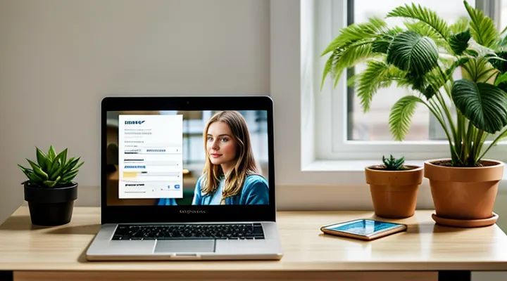 Подача заявления через личный кабинет Госуслуг