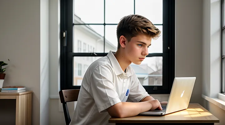 Подача заявления на 10‑й класс через портал Госуслуг