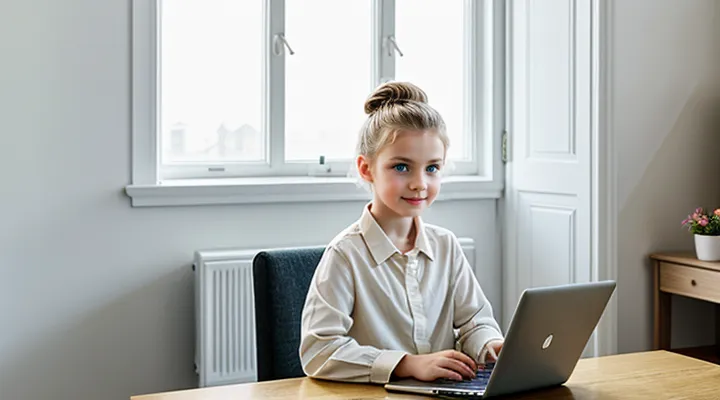 Подача заявления на детские пособия через портал Госуслуги для детей от 3 до 7 лет