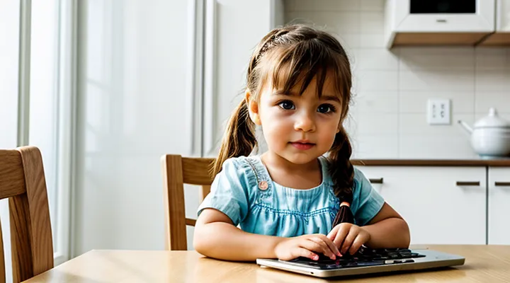 Подача заявления на единое пособие на ребенка через портал "Госуслуги"