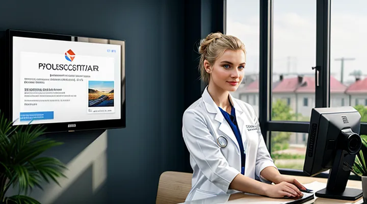 Получение справки в поликлинике через Госуслуги