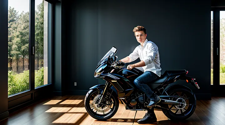 Постановка мотоцикла на учет через Госуслуги