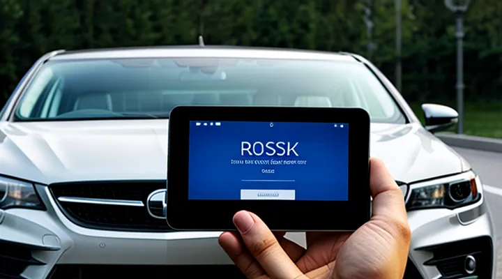 Продажа автомобиля через портал Госуслуг