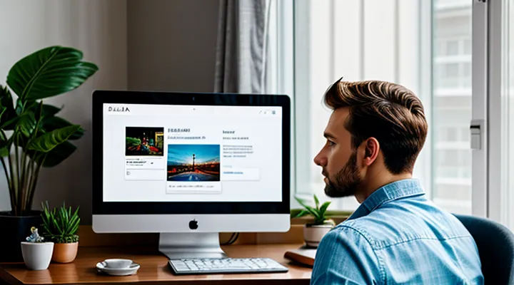 Работа с Госуслугами на компьютере