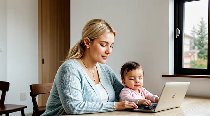 Регистрация новорождённого ребёнка по месту жительства матери через Госуслуги