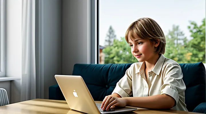 Регистрация ребенка до 14 лет на портале Госуслуг