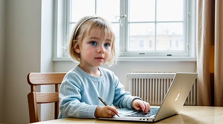 Регистрация ребенка в личном кабинете Госуслуг