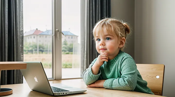 Регистрация ребенка в системе Госуслуг