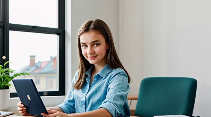 Регистрация ребёнка 14 лет на портале Госуслуг с паспортом