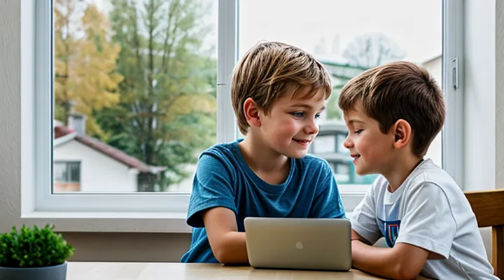 Регистрация ребёнка до 14 лет на портале Госуслуги