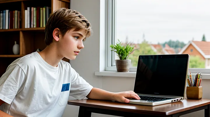 Регистрация ребёнка на портале Госуслуг в возрасте 14 лет