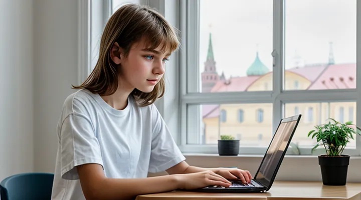 Регистрация ребёнка в Госуслугах (14 лет)