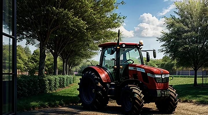 Регистрация трактора в Гостехнадзоре через портал Госуслуг