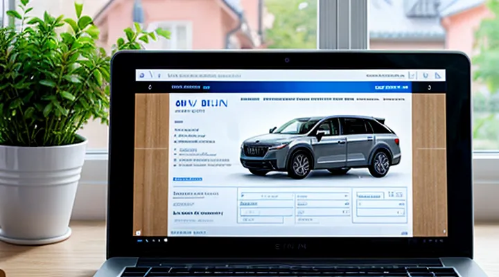 Регистрация транспортного средства по договору купли‑продажи через Госуслуги