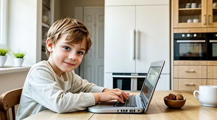 Регистрация внука в системе Госуслуг