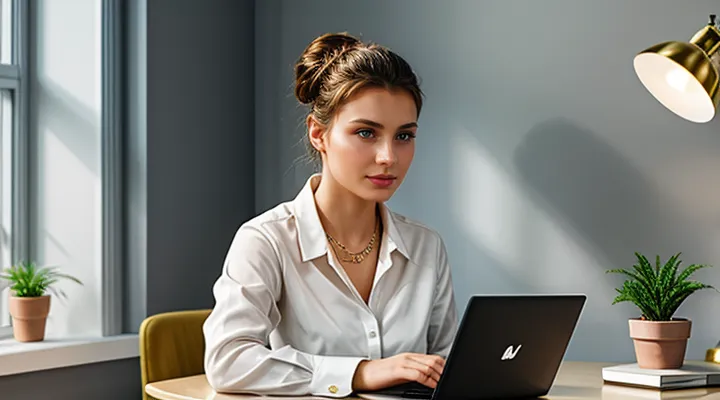 Скачивание справки 2‑НДФЛ через портал Госуслуг