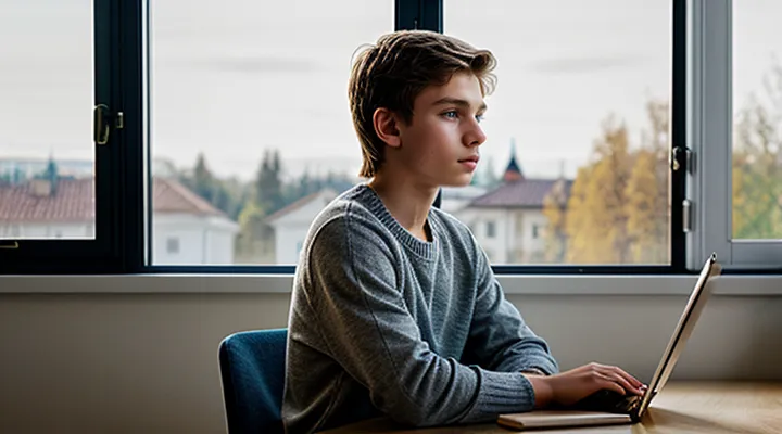 Создание аккаунта на Госуслугах для ребёнка 14 лет