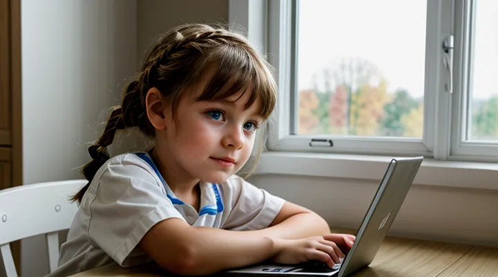 Создание детской учётной записи на Госуслугах