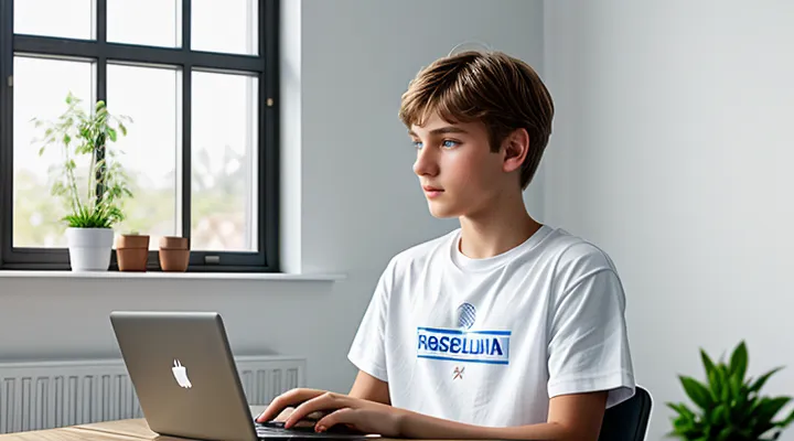 Создание личного кабинета на Госуслугах для ребёнка старше четырнадцати лет