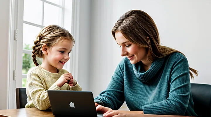 Создание учетной записи для ребенка на Госуслугах