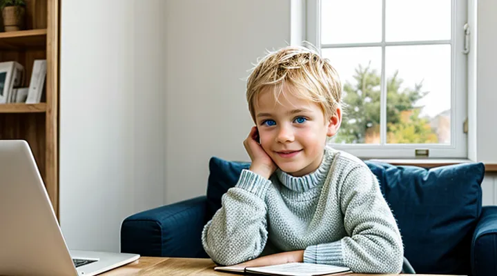 Создание учетной записи ребенка на Госуслугах до 14 лет