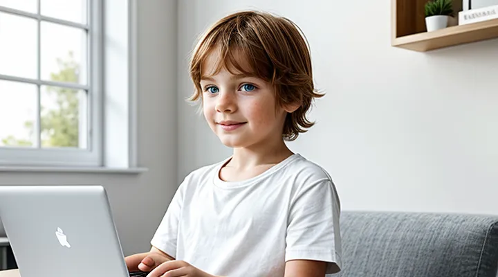 Создание учетной записи ребёнка до 14 лет на портале Госуслуги