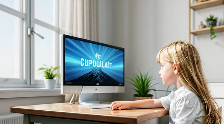 Создание учётной записи ребёнка на портале Госуслуг