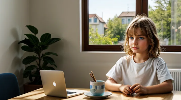 Создание учётной записи ребёнка родителем на портале Госуслуги