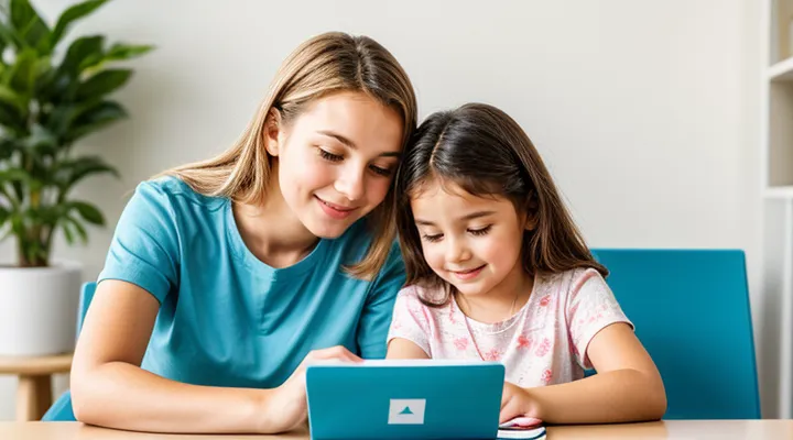 Создание учётной записи ребёнка в системе Госуслуг